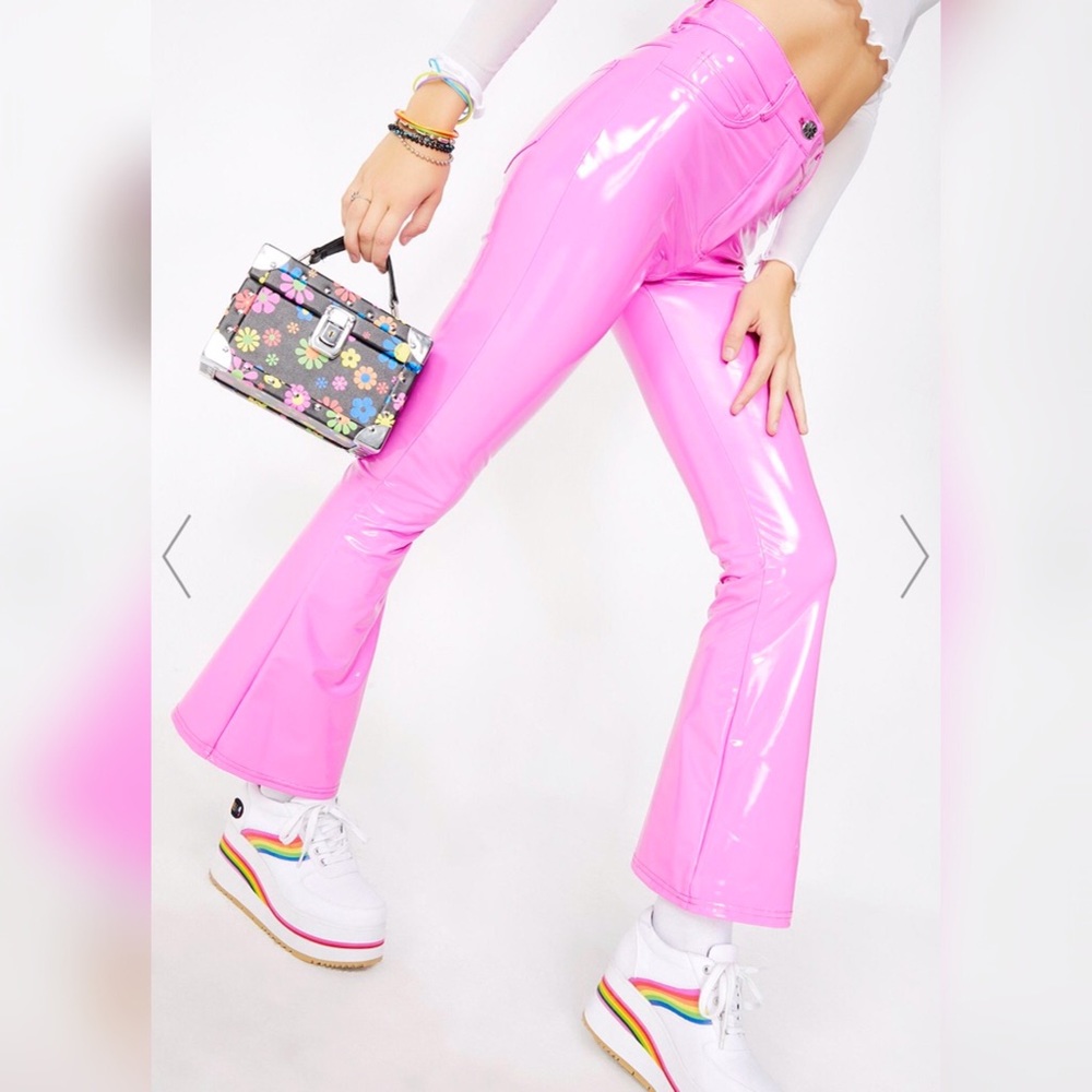 Delia’s x Dolls Kill Candy Rush PVC Pants